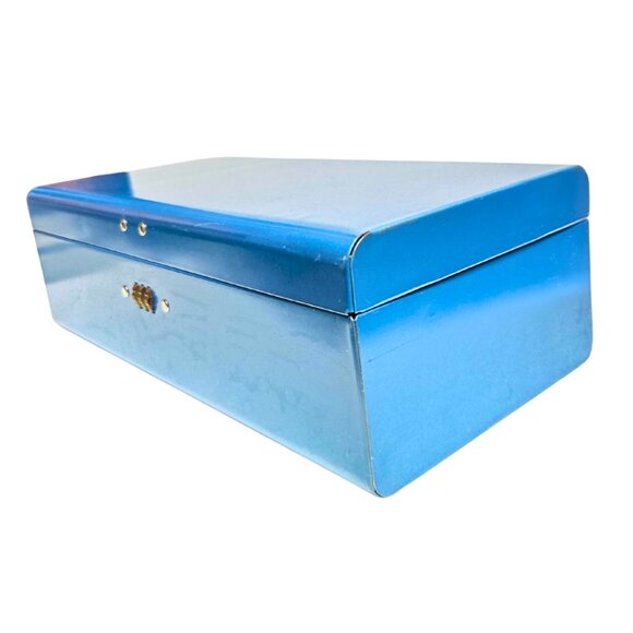 Vintage Durham Policy Box Metal New York Life Box Combination Lock 3.5x5.5x11.5 - Picture 5 of 6